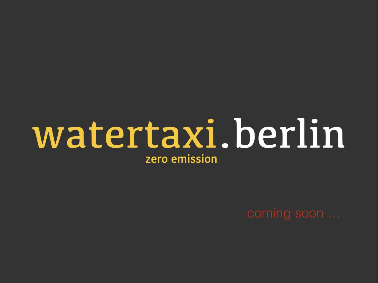 Watertaxi Berlin